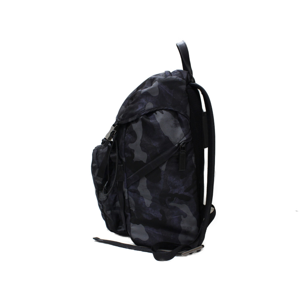 Prada Rucksack Backpack Gray Blue Camouflage Nylon - image 1